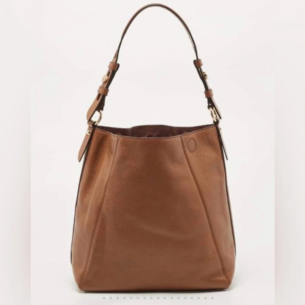 Michael Kors Tan Leather Shoulder Bag - Picture 4 of 16